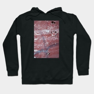 Painted texture with hole Hoodie